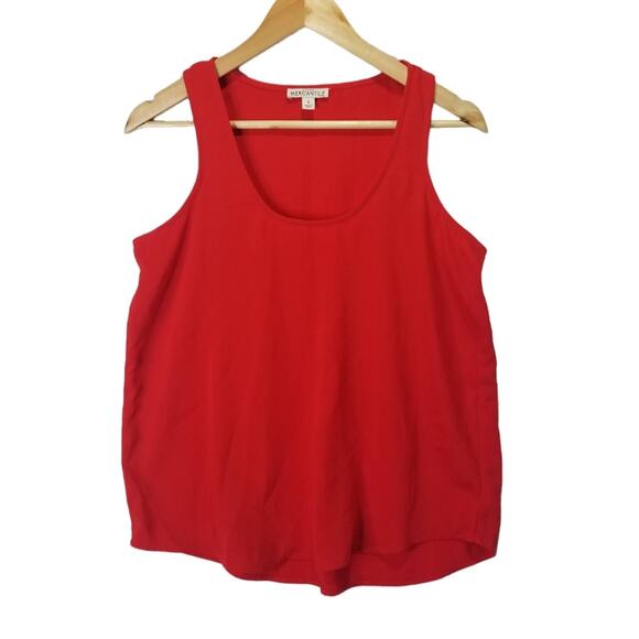 J. Crew Mercantile Shell Tank Top Red Size Small - Picture 5 of 5